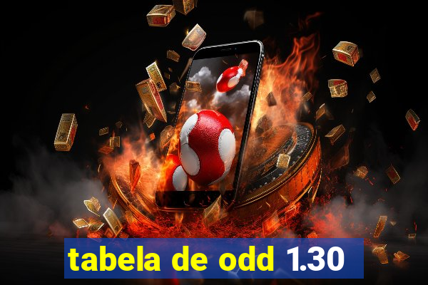 tabela de odd 1.30